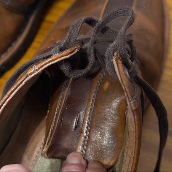 Clarks Touareg Mens 10.5 Brown Leather Comfort Oxford Business Casual Rugged - Picture 15 of 15